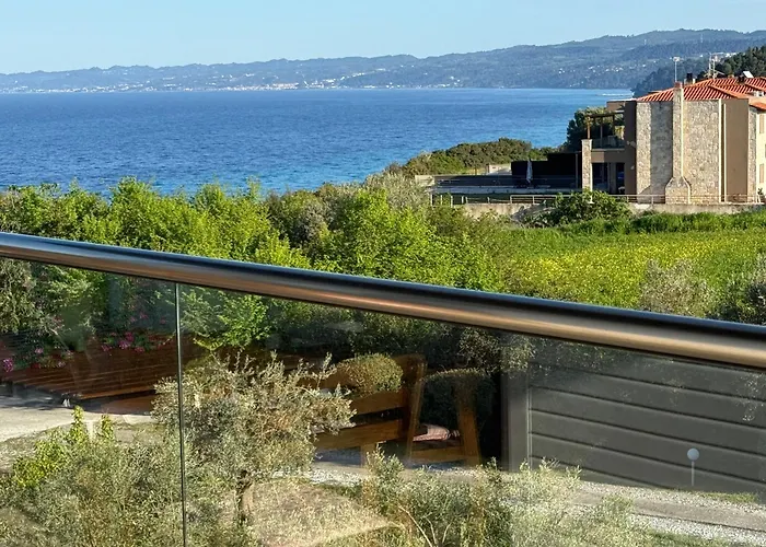 Vakantiehuis Evita , Penthouse, 53m2 ,athytos , Astonishing Sea View Afytos